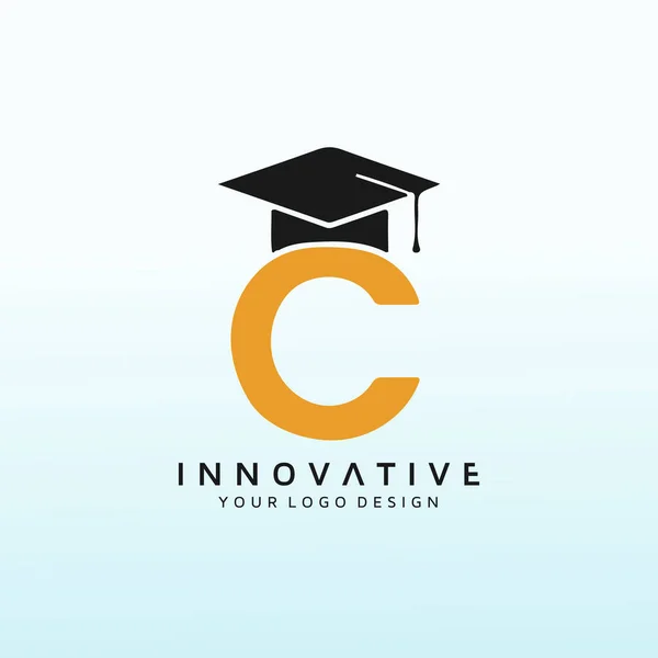Coopération Des Universités Besoin Nouveau Logo Lettre — Image vectorielle