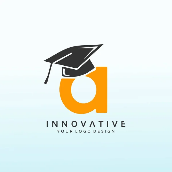 Cooperación Las Universidades Necesita Nuevo Logotipo Letra — Vector de stock