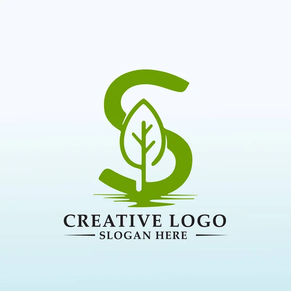 Damla Sulama Tohum Ekicilerin Üretimi Için Logo — Stok Vektör