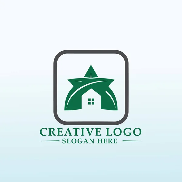 Nytt Växthus Behöver Logotyp — Stock vektor