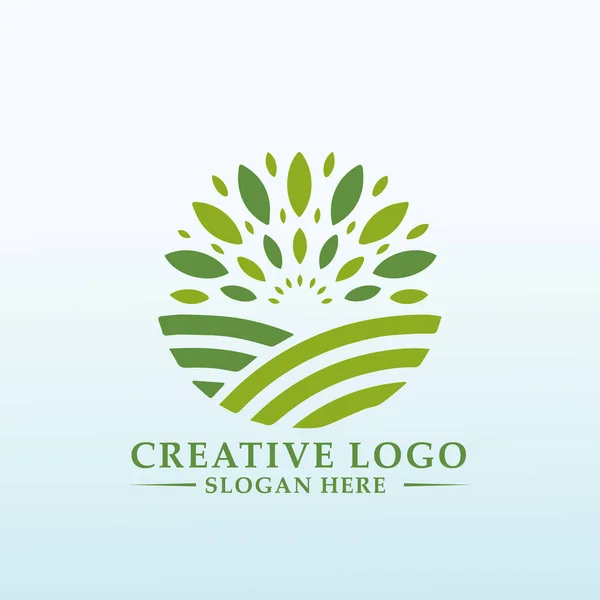 Online Farmers Market Logotyp Behövs — Stock vektor