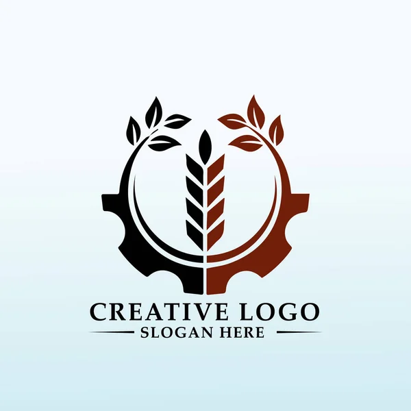 Diseño Nuevo Logotipo Para Nuestra Granja Mantener — Archivo Imágenes Vectoriales