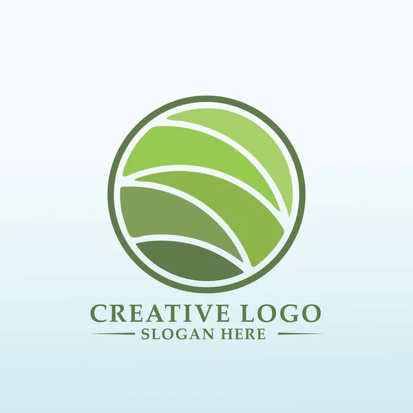 Tarım Yatırım Şirketi Logo Nuza Ihtiyaç Duyuyor — Stok Vektör