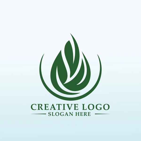 Desenhe Logotipo Vetor Para Fazendas —  Vetores de Stock