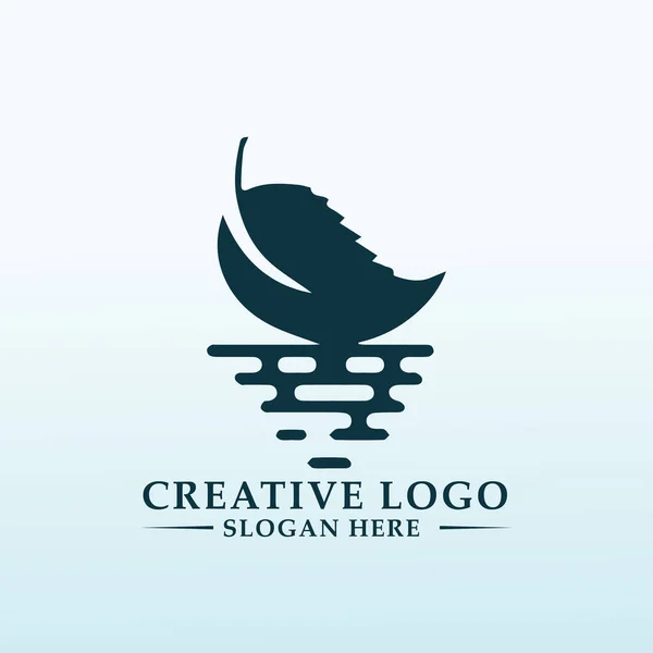 Logotyp För Ett Framväxande Företag Som Tillverkar Cannabisutrustning — Stock vektor