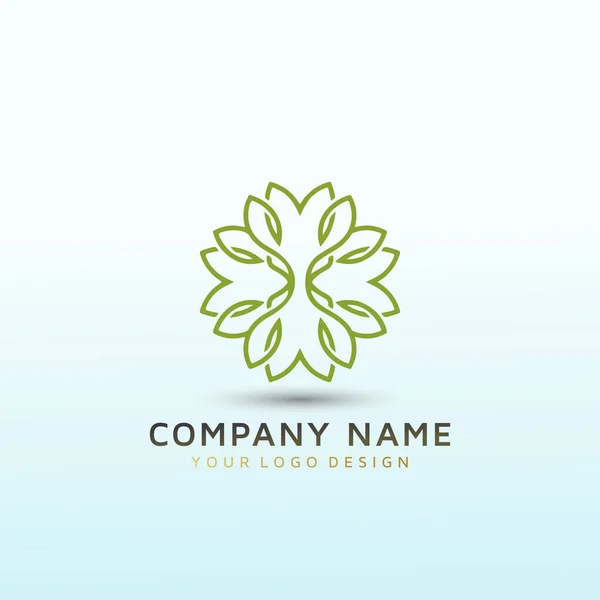 Projekt Logo Wektora Kliniki Wellness — Wektor stockowy