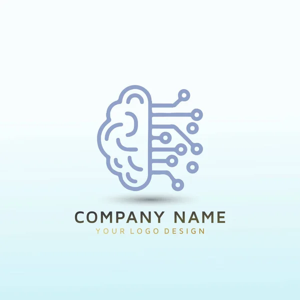 Projetar Logotipo Para Nossa Plataforma Tecnologia — Vetor de Stock
