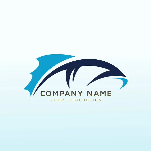 Logo Pro Všechny Rybáře — Stockový vektor