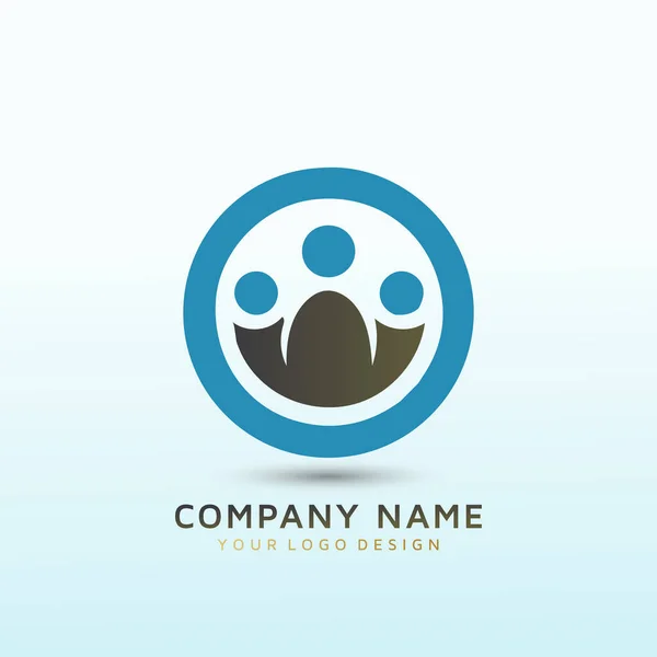 Logotyp För Ett Utbildningsbaserat Företag För Yrkesverksamma Inom Psykisk Hälsa — Stock vektor