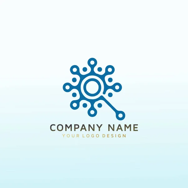 Carta Apps Design Logotipo — Vetor de Stock