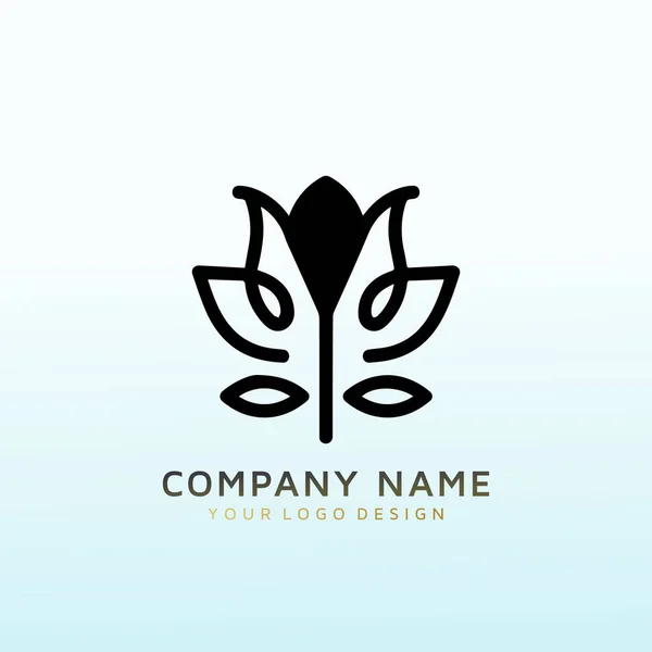 Логотип Компании Уходу Кожей — стоковый вектор