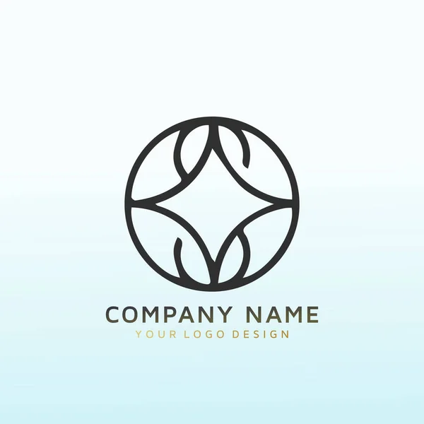 Bir Cilt Bakım Şirketinin Logosu — Stok Vektör