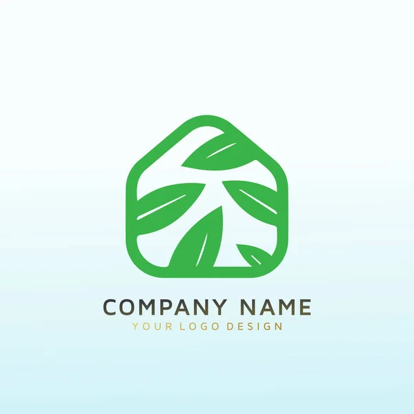 Organik Deniz Yosunu Ürünleri Logo Tasarımı — Stok Vektör
