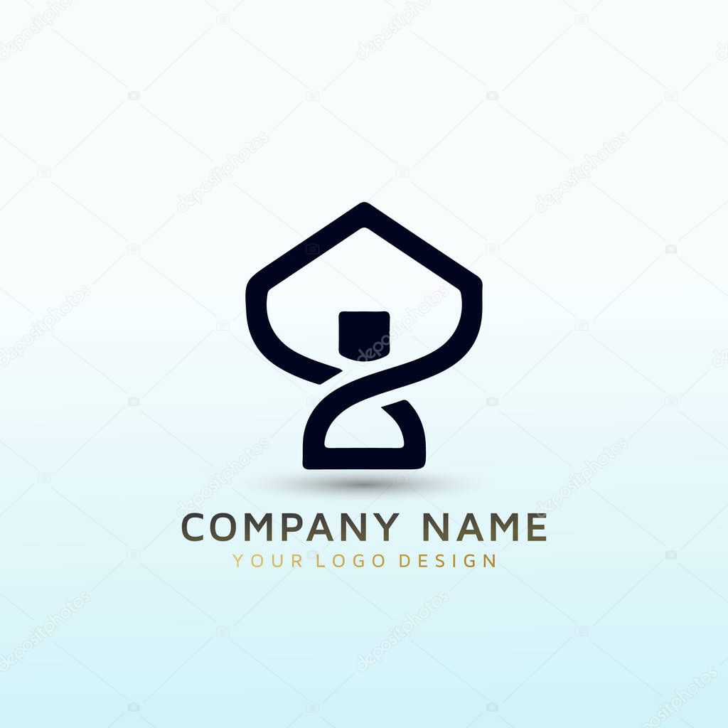 Modern logo for a real estate tech company