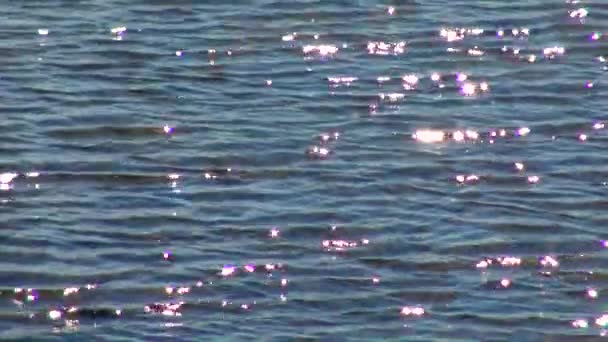 Glare Water Sun Ocean Ireland — Stock Video
