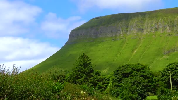 View Mount Benbulbin Sligo Ireland — Stok video