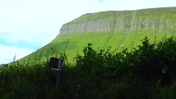 View Mount Benbulbin Sligo Ireland — Vídeo de Stock
