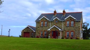 IRELAND, SlIGO - SEPTEMBER 24, 2022: - Beautiful, modern Irish stone house