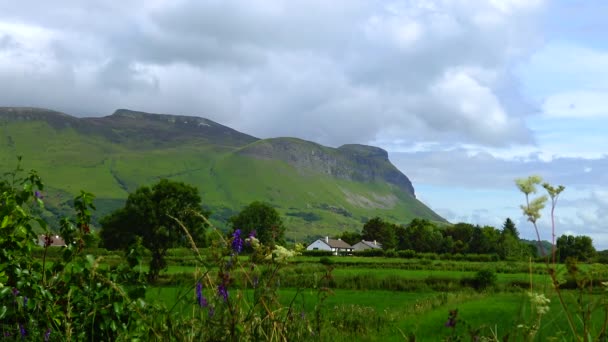 View Mount Benbulbin Sligo Ireland — Vídeos de Stock