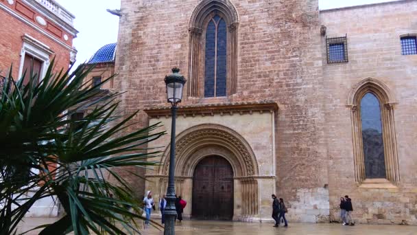 スペイン バレンシア2022年12月07日 歴史的建造物 — ストック動画