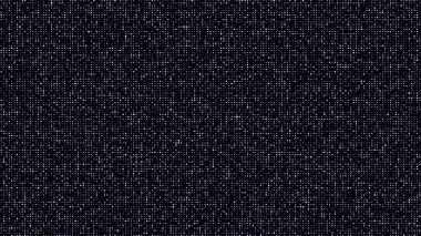 Mavi yarım ton noktaların dokusu. Fütürist soyut arka plan. Bozuk ekran. Analiz ve veri arayışı. Vektör illüstrasyonu.