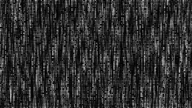 Biçim dokusu veya kalıp arkaplanı. Fütürist soyut matris arkaplanı. Büyük verilerin görselleştirilmesi. Kırık ekran virüsü. Vektör illüstrasyonu.