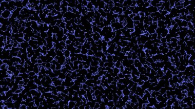 Mavi parçacıklar tarzı arka plan. Dijital modern duvar kağıdı. Çizgileri ve noktaları olan doku. Büyük veri görselleştirmesi. 3d oluşturma.