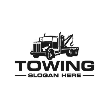 Çekici kamyon servis logosu çizelgesi otomotiv için uygun