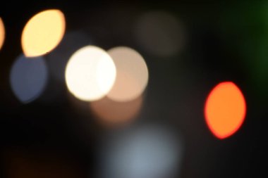 Abstract background. blur bokeh. Blurry multicolor light from the lamp.