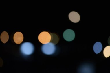 Abstract background. blur bokeh. Blurry multicolor light from the lamp.