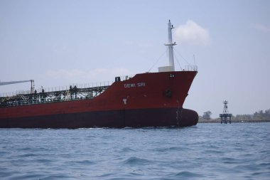Bali, Indonesia - September 19, 2012: Ship DEWI SRI (Oil Products Tanker). The vessel MT.DEWISRI is a Oil Products Tanker built in 1999 (23 years old) and currently sailing under the flag of Indonesia.