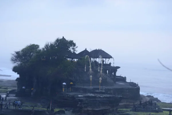 Bali Indonesia September 2012 Tanah Lot Temple One Most Sacred — Stock Photo, Image