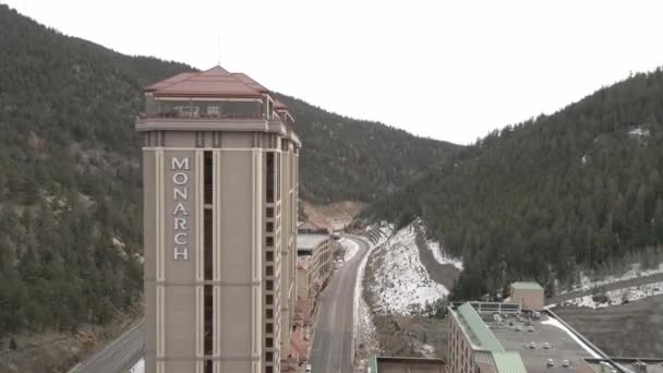 Monarch Casino Colorado Filmado Partir Drone — Vídeo de Stock