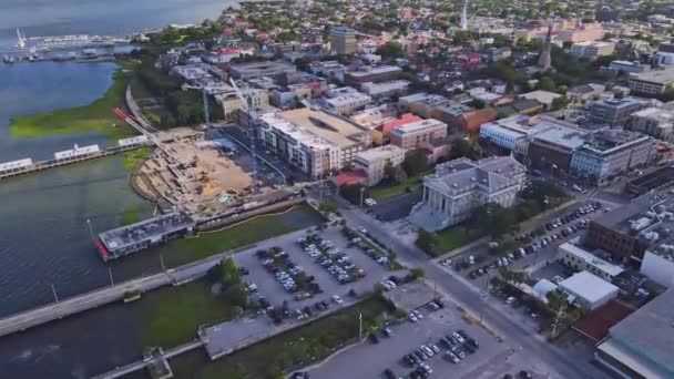 Město Charleston Státě Jižní Karolína — Stock video
