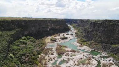 Idaho epic canon to behold with beautiful greens everywhere you look