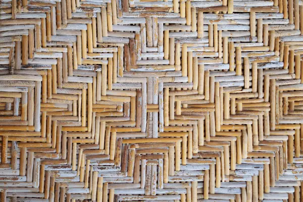 Top view of of rattan chair texture