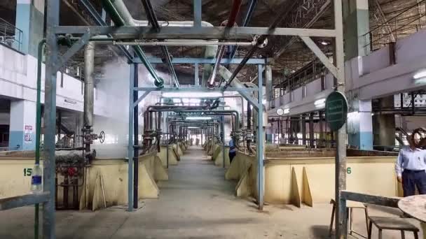 Bangalore Indien Maj 2016 Oversigt Kogekamre Eller Kedler Inde Sæbefabrikken – Stock-video