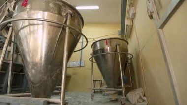 Panoramic view of a talcum powder manufacturing unit or plant at bangalore.india