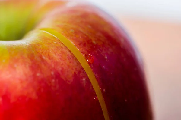 stock image a drop of apple juice