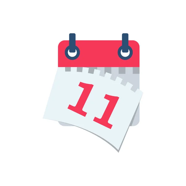 Зніміть Таблицю Календаря Дата Календарі Дата Виходу Концепція Дедлайну Сторінка — стоковий вектор