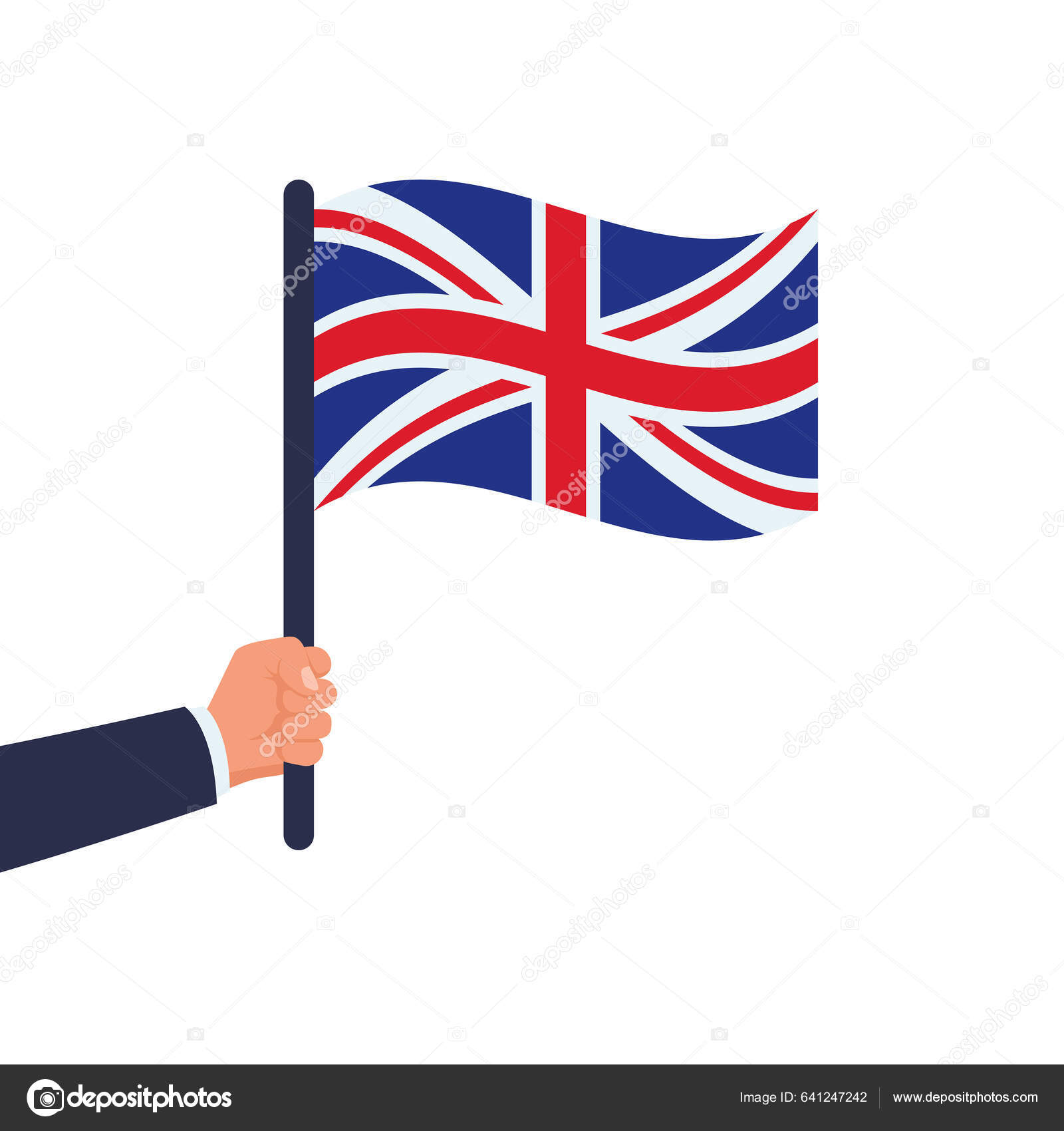 Флаг Соединенного Королевства Великобритании Северной Ирландии.