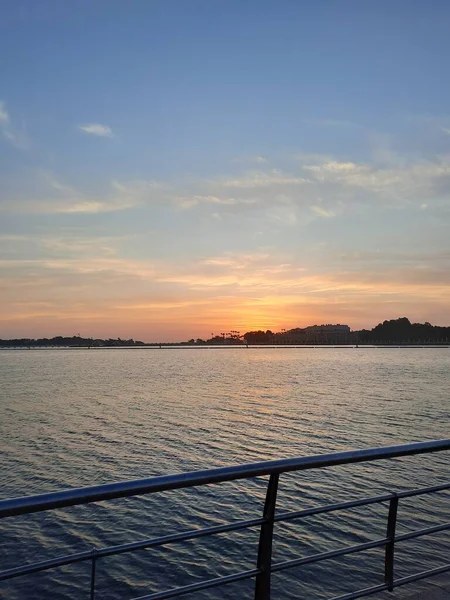Beautiful Sunset Jeddah Corniche Jeddah Corniche Also Known Jeddah Waterfront — Stock Photo, Image