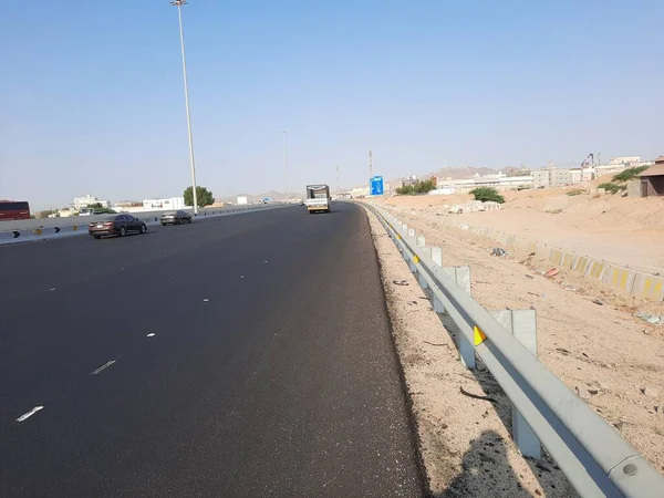 サウジアラビアの昼間のジェッダ マッカ高速道路の美しい景色 — ストック写真