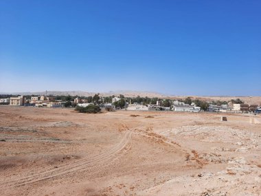 A view of the site of Moses Well is also known as Bir Al-Saidani in Bada, Tabuk, Saudi Arabia. This well is located between the desert and the mountains. A large number of pilgrims go for pilgrimage. This well has now dried up.