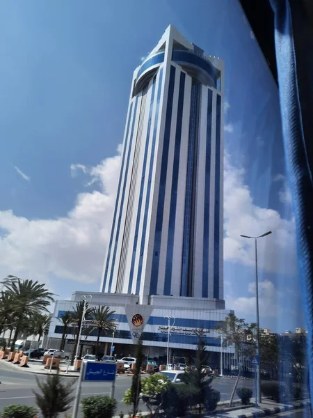 Дневной Вид Улицы Здания Таифе Саудовская Аравия Дневном Свете Видны — стоковое фото