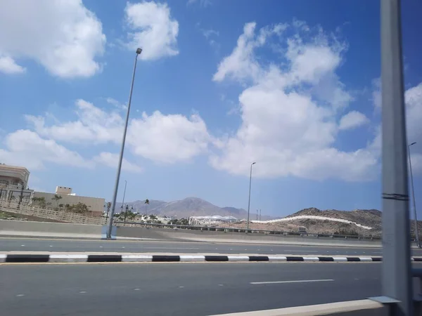 Uma Bela Vista Diurna Interior Taif Arábia Saudita — Fotografia de Stock