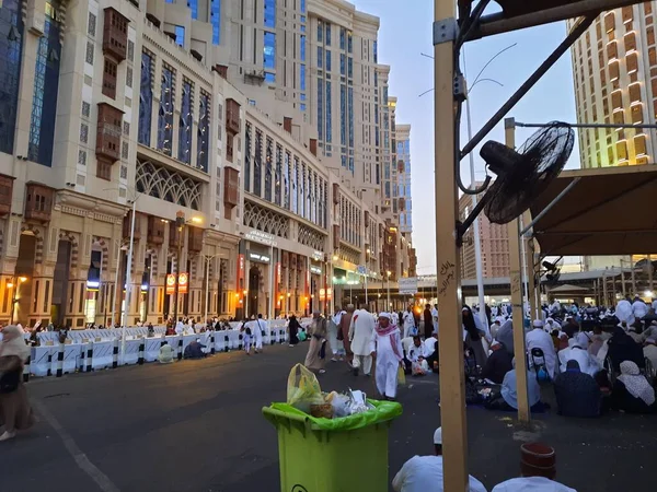 Schöne Abendsicht Auf Den Wohnkomplex Jabal Omar Vor Der Masjid — Stockfoto
