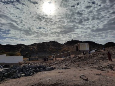 Medine Suudi Arabistan 'daki Handaq' ın güzel gündüz manzarası.