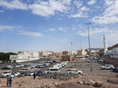 Medine Suudi Arabistan 'daki Handaq' ın güzel gündüz manzarası.