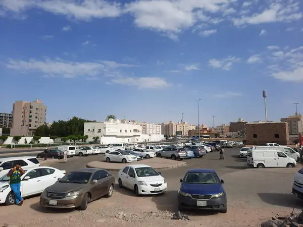 Bela Vista Diurna Khandaq Medina Arábia Saudita — Fotografia de Stock